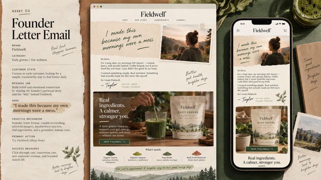 Fieldwell: Founder letter