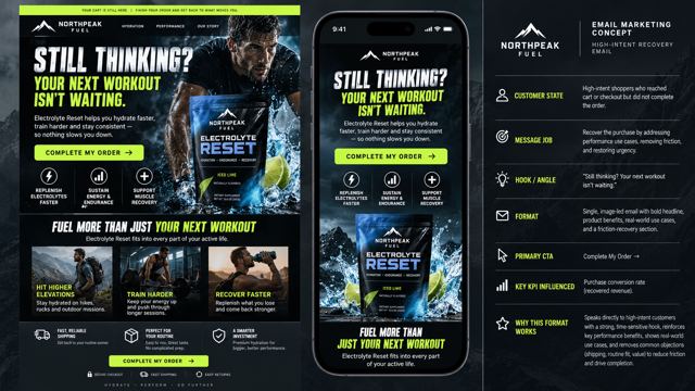 Northpeak Fuel: Recovery email